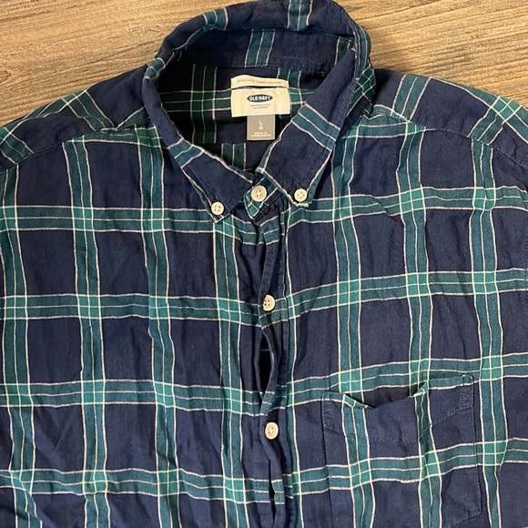 Mens short sleeve button down - Picture 3 of 3